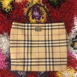 Authentic Burberry Nova Check Tote